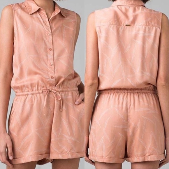 NWT Prana Weekend Escape Tencel Sleeveless Romper - Picture 1 of 9